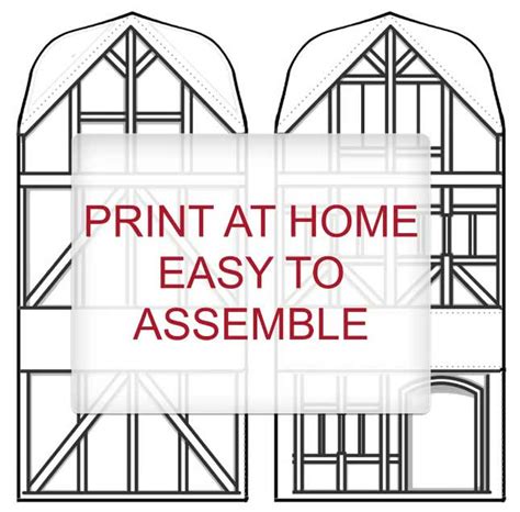 tudor house model template.